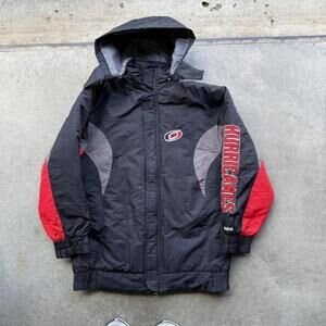 Vintage Carolina Hurricanes Reebok puffer jacket women’s XL